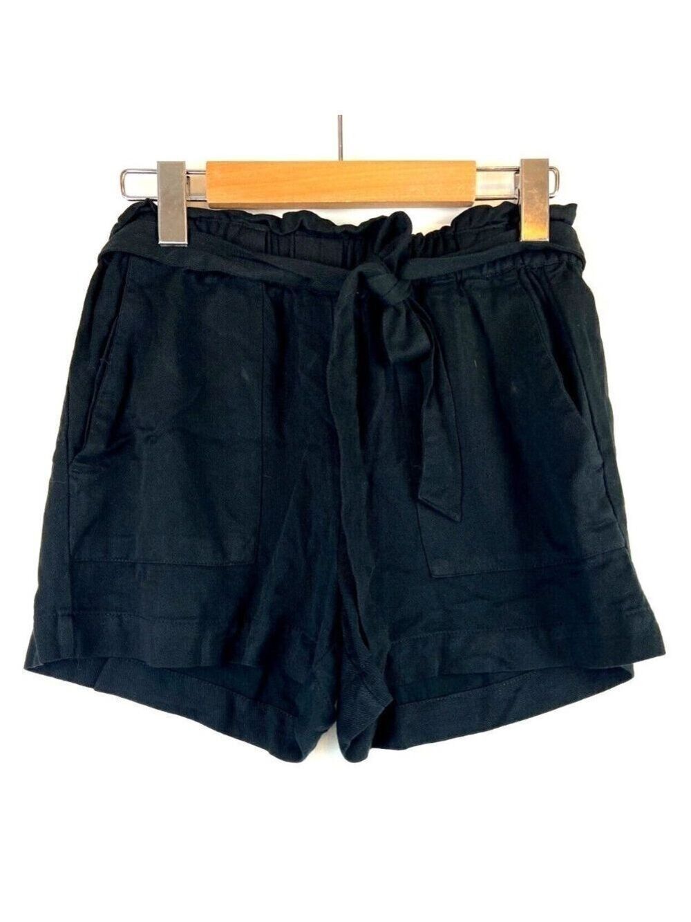 Dynamite Women's Paperbag Black Shorts Size XS